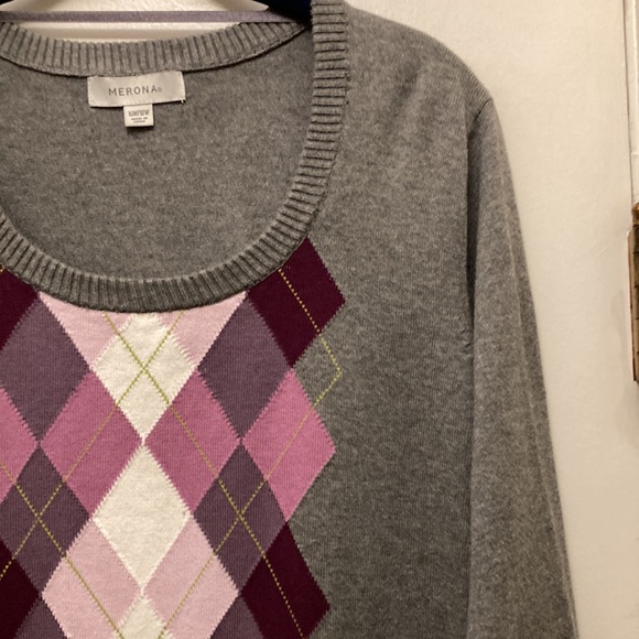 Gray with Pink Sweater 16 - Picture 4 of 8